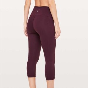 lululemon athletica Burgundy Leggings
